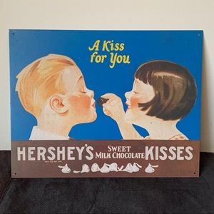 HERSEY KISS TIN SIGN